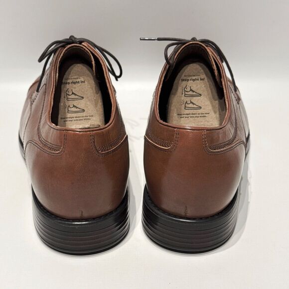 NWOB Johnston & Murphy Branning Brown Leather Cap Toe Derby Men Size 12 X-Wide - Picture 5 of 15